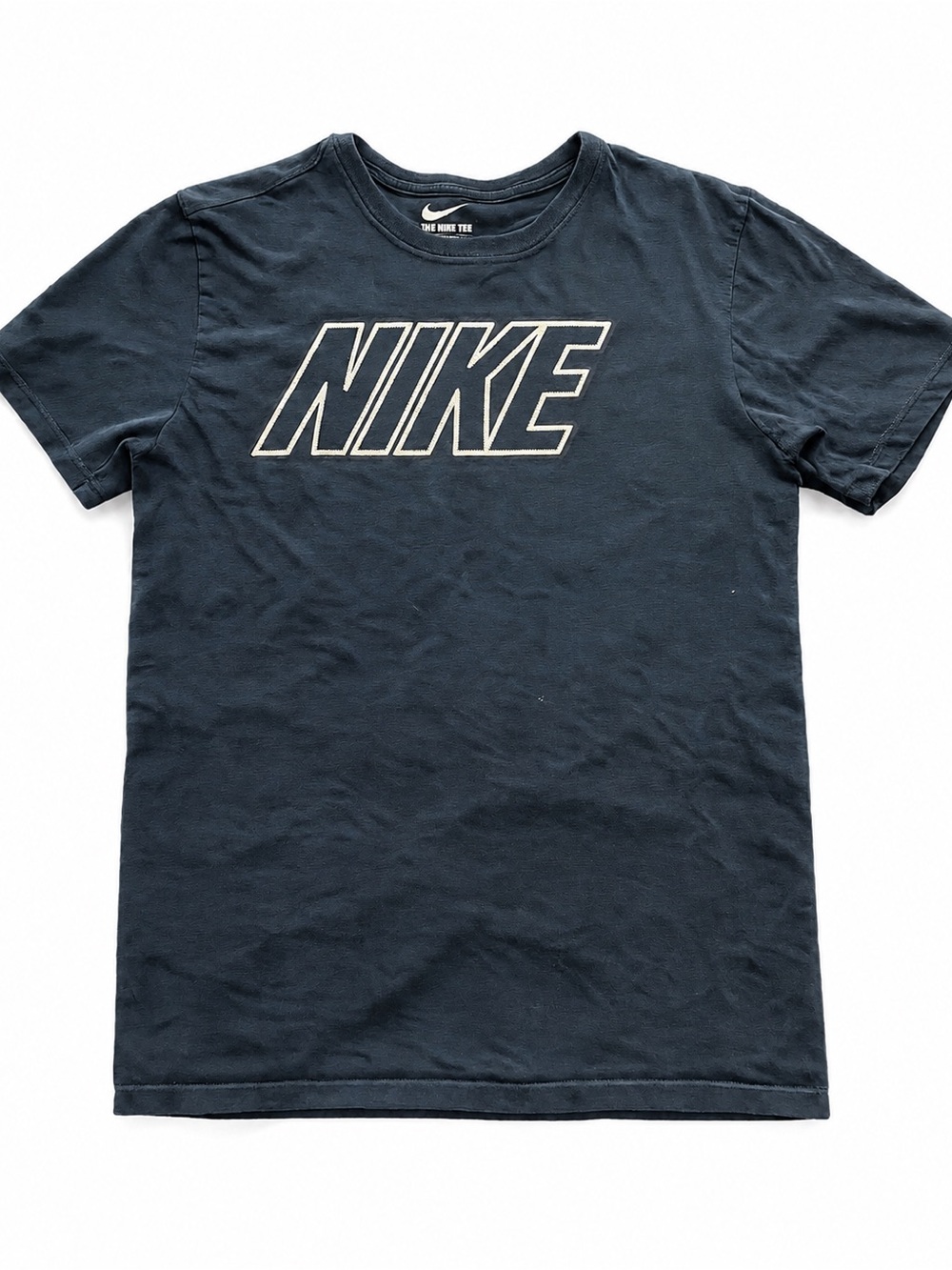 Nike The Nike Tee Athletic Cut Graphic Logo T-Shirt Men’s Large Black Cotton